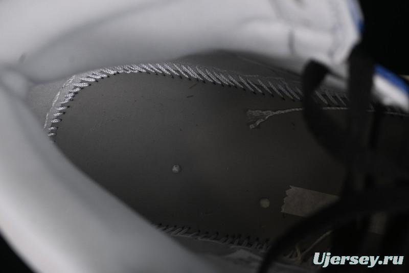 Nike Air Jordan 1 Retro High Basketball Shoes in White Deep Royal Blue - DZ5485-100