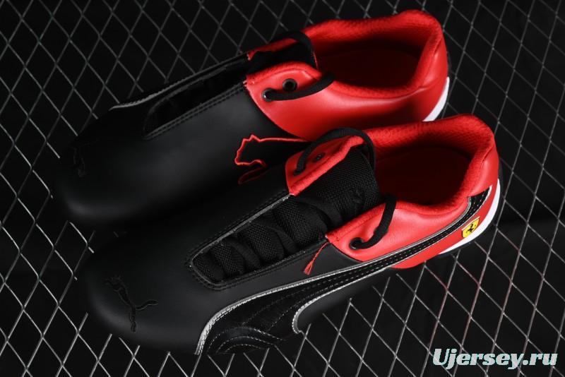 Puma Sparco Future Round Toe Lace-Up Low-Top Lifestyle Casual Shoes in Leather and Fabric - 307889-03