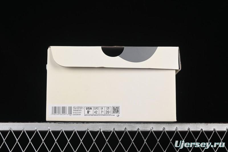 Nike Travis Scott x Fragment Design x Air Jordan 1 Low OG SP AJ1 Retro Sneakers - JH6089-001