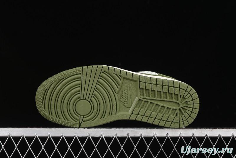 Nike Travis Scott x Fragment Design x Air Jordan 1 Low OG SP AJ1 LV Collaboration - LX1988-105