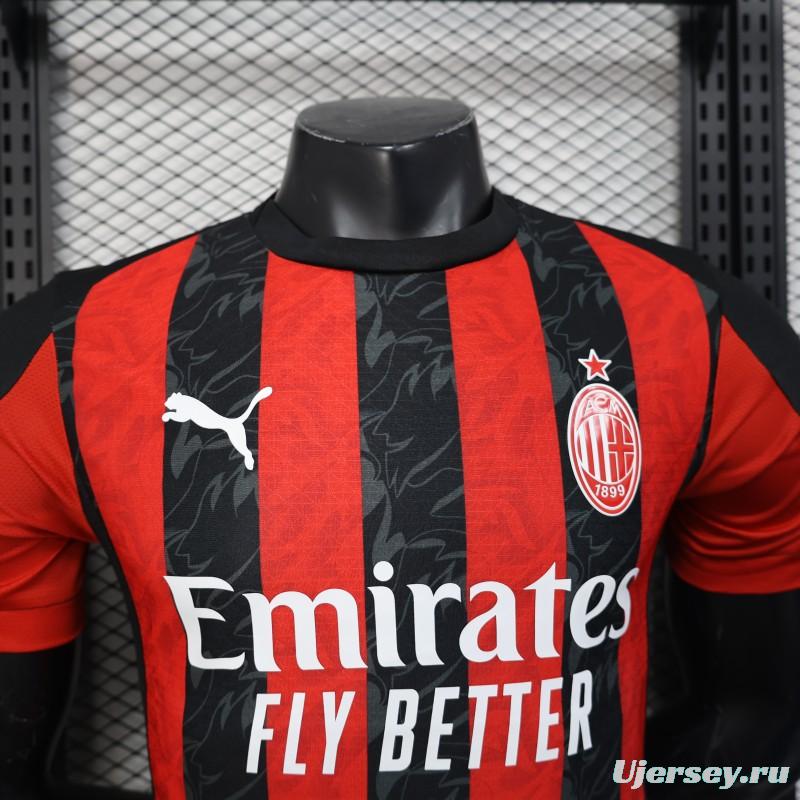 Player Version 25/26 AC Milan Home Jersey