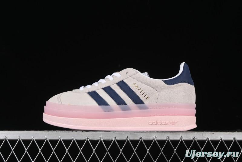 Adidas Originals Gazelle Bold IE6508 Low-Top Sneakers with Thick Sole for Casual Wear, Non-Slip and Durable - IE6508