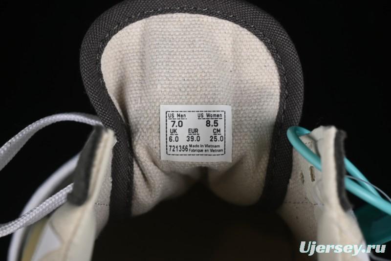 Vans Classics Knu Skool Low-Top Casual Sneakers with White Suede and Gum Sole - VN000CRPGRN