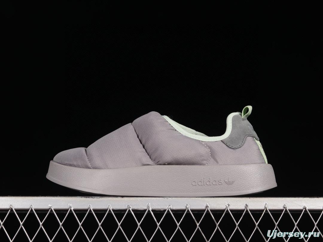 Adidas Ruffylette GW9482 Winter Slip-On Sneakers with Warm Lining - GW9482