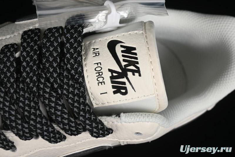 Nike Air Force 1 '07 Low QR Code Black Star Sneakers - CU1836-962