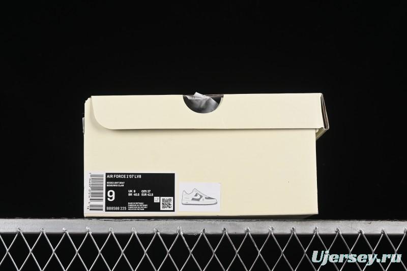 Nike Air Force 1 '07 Low Burberry Collaboration - Beige Grey Low-Top Casual Sneakers - BB8588-225