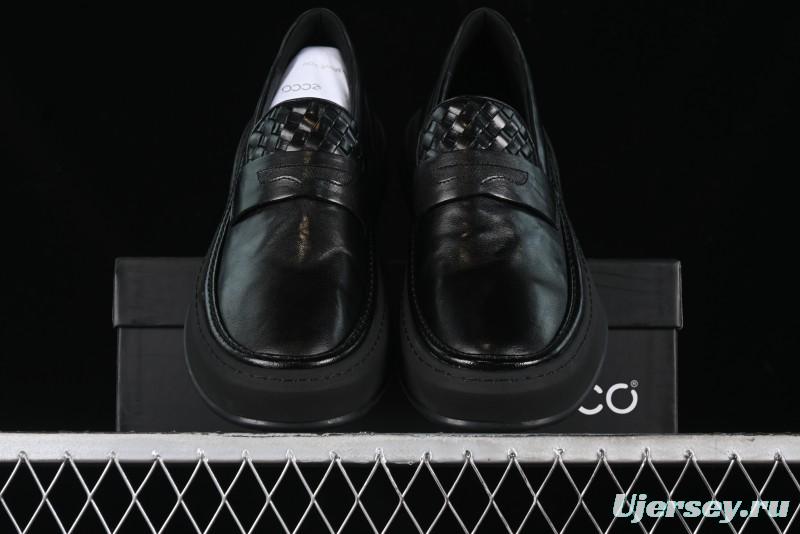 ECCO London Series 2024 New Leather Business Driving Loafers - 63663701001