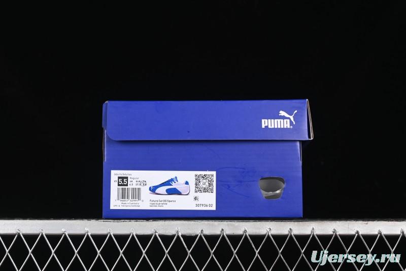 Puma Sparco Future Round Toe Lace-Up Leather Fabric Low-Top Lifestyle Casual Shoes - 307936-02