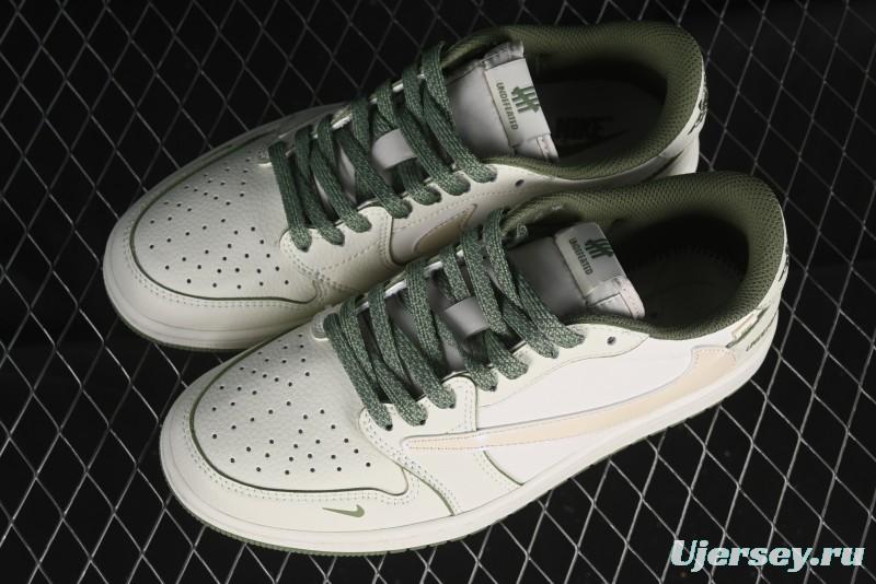 Nike Travis Scott x Fragment Design x Air Jordan 1 Low OG SP AJ1 Retro Sneakers - DM7866-017