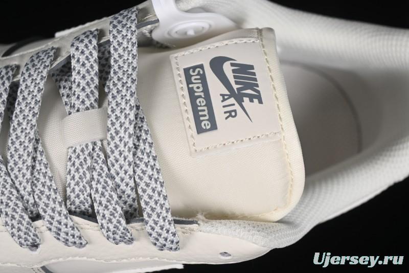 Nike Air Force 1 '07 Low Supreme The North Face Collaboration - Beige Grey Low-Top Casual Sneakers - XZ1996-710
