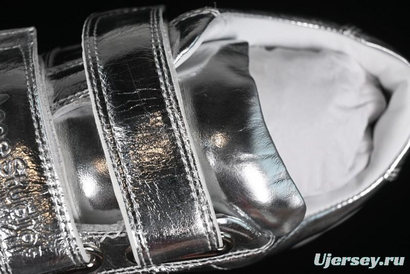 Acne Studios Retro Velcro Women's Casual Shoes Silver - G.E5