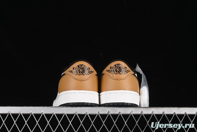 Nike Air Jordan 1 Low OG AJ1 Black Brown Low-Top Lifestyle Basketball Shoes - CZ0790-107