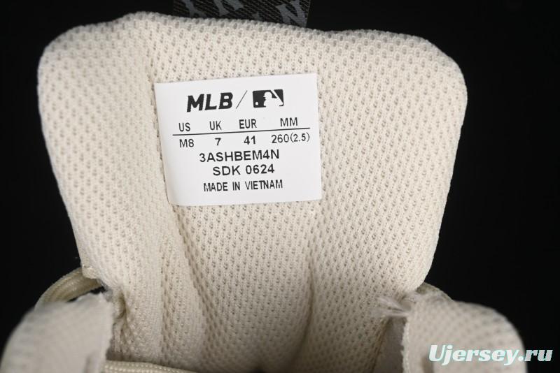 New York Yankees MLB Bigball Chunky Embo Monogram Thick Sole Sandals - 3ASHBEM4N50IVS