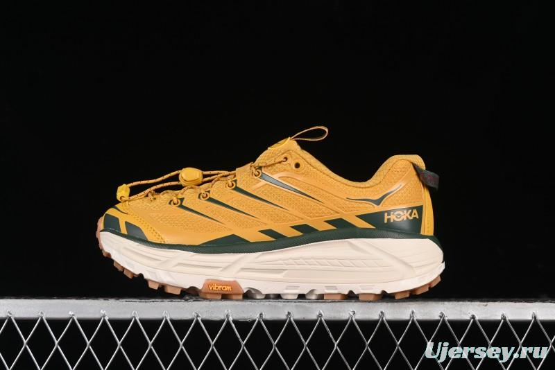 Hoka Mafate Three 2 Ultra-Lightweight Cushioned Trail Running Shoes - 1141572 GLW