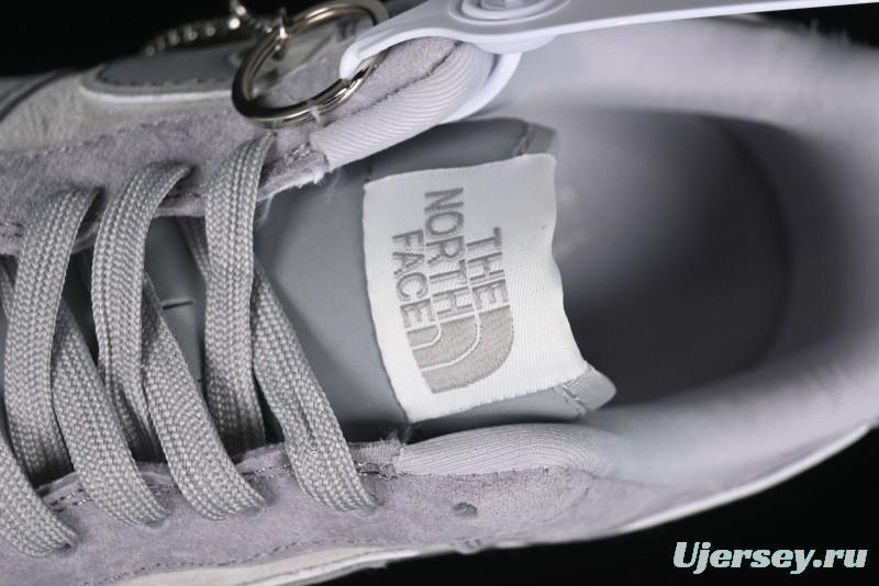 Nike Air Force 1 '07 Low The North Face Collaboration - Silver Grey Pigskin Sneakers - KK3333-004