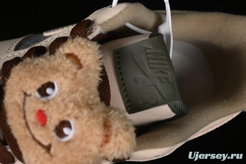 Nike Air Force 1 '07 Low Farting Bear Casual Sneakers - CW2289-230