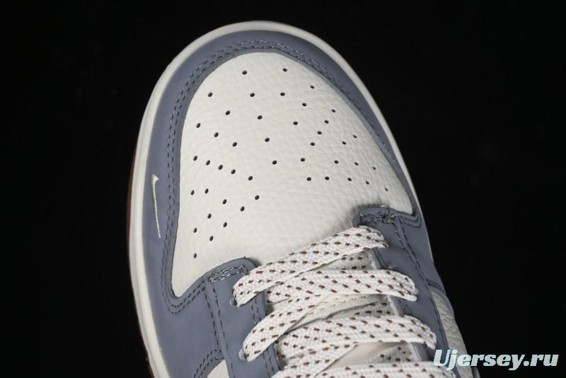 Nike SB Dunk Low Levi's Collaboration - White Grey Brown Anniversary Customized Low-Top Casual Sneakers - JH8310-958