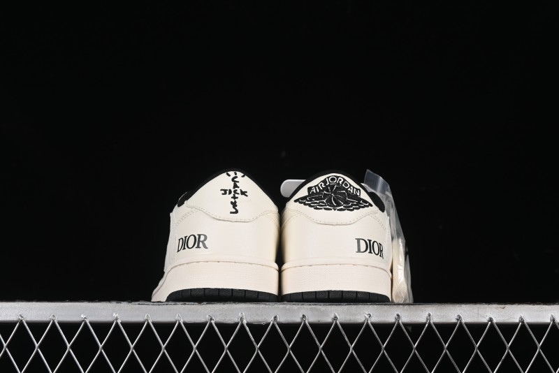 Nike Travis Scott x Fragment Design x Air Jordan 1 Low OG SP AJ1 Retro Casual Sneakers - LJ5188-025