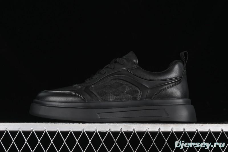 Ecco Street ACE Series Autumn New Retro Fashion Genuine Leather Platform Casual Sneakers - 63336101001