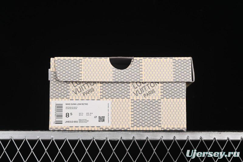 Nike SB Dunk Low LV Collaboration - Light Blue Denim Hook Anniversary High-End Custom Low-Top Casual Skate Shoes - JH8310-955