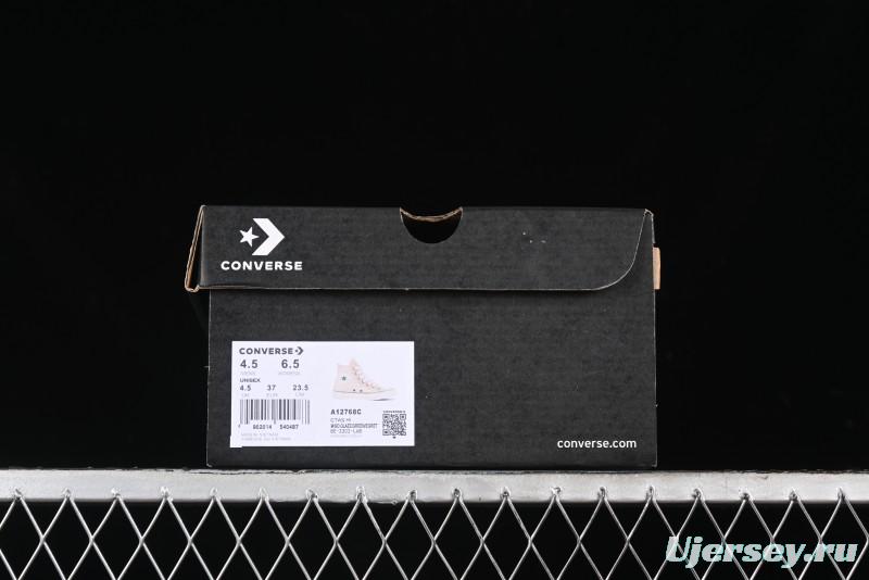 Converse Zoo Happy Pets Series High-Top Casual Sneakers with Plush Lining for Autumn Winter - A12768C