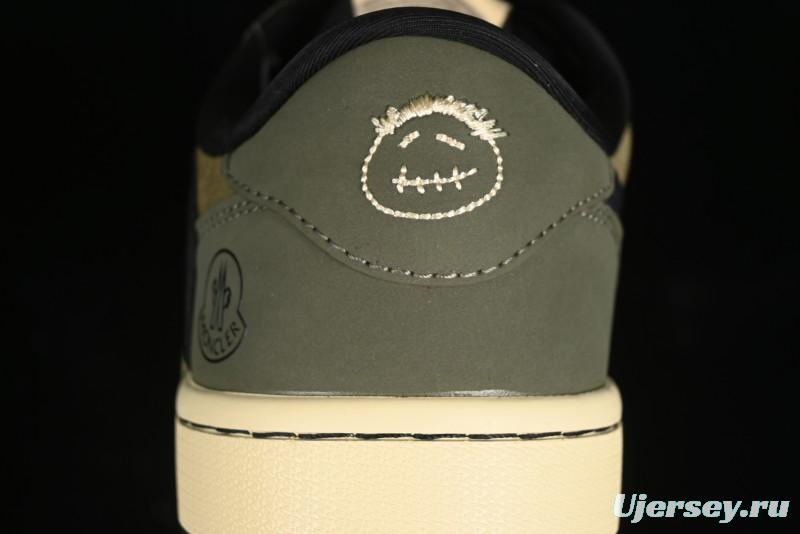 Nike Travis Scott x Fragment Design x Air Jordan 1 Low OG SP AJ1 Sneakers - CH6336-007