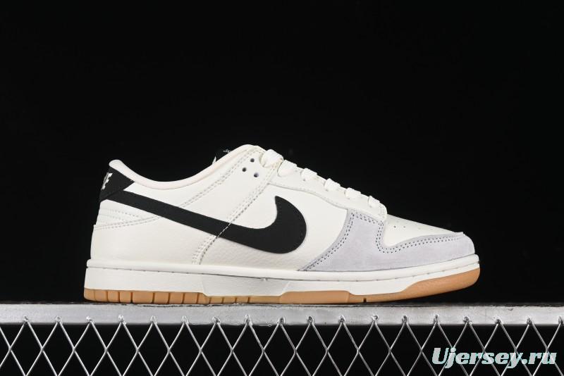 Nike SB Dunk Low Black 8 Collaboration - Beige Grey Black Gum Anniversary Custom Low-Top Casual Skate Shoes - CH6336-227