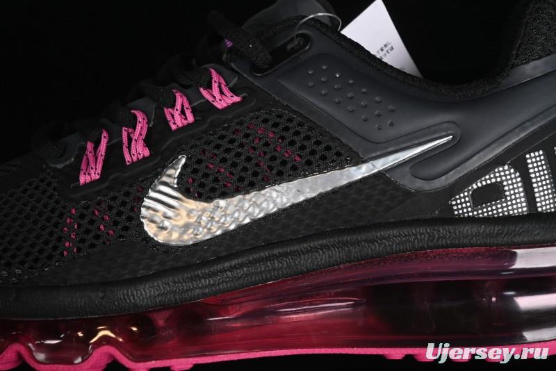 Nike Air Max 2013 Retro Breathable Mesh Cushioned Running Shoes - 555753-001