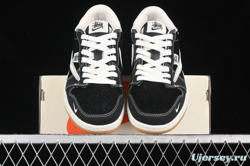 Nike Travis Scott x Fragment Design x Air Jordan 1 Low OG SP AJ1 Retro Sneakers - JH6089-004