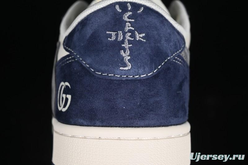 Nike Travis Scott x Fragment Design x Air Jordan 1 Low OG SP AJ1 Gucci Collaboration - XY2688-109