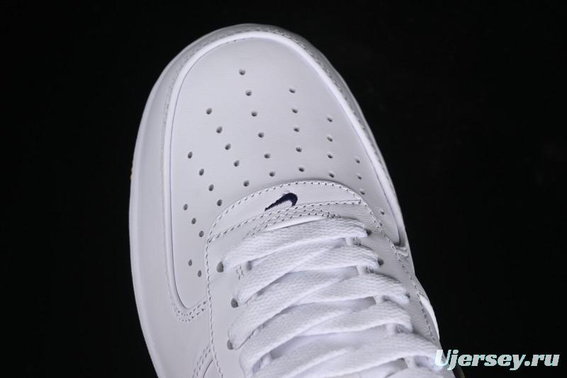 Nike Air Force 1 '07 Low Kobe Full-Grain Leather Casual Sneakers with Full-Length Air Cushion - FZ1151-100