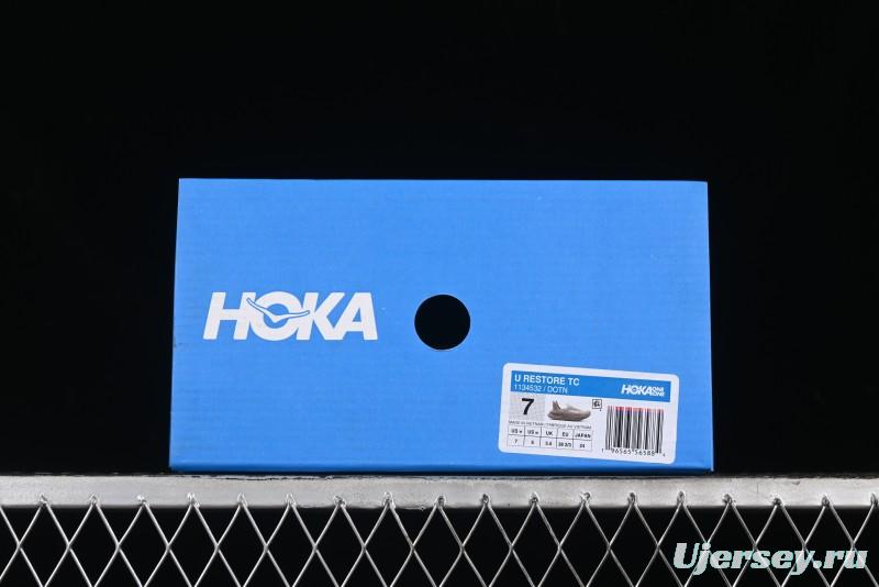 HOKA ONE ONE Restore Tc Classic Versatile Comfortable Cushioned Anti-Slip Low-Top Running Shoes - 1134532 DOTN