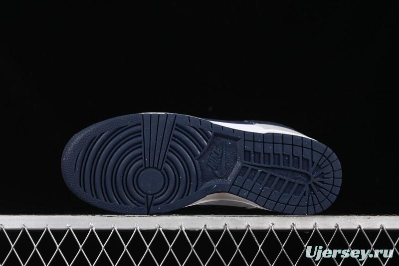 Nike Dunk Low SB Casual Sneakers in Photon Dust and White with Obsidian Accents - HF4299-001