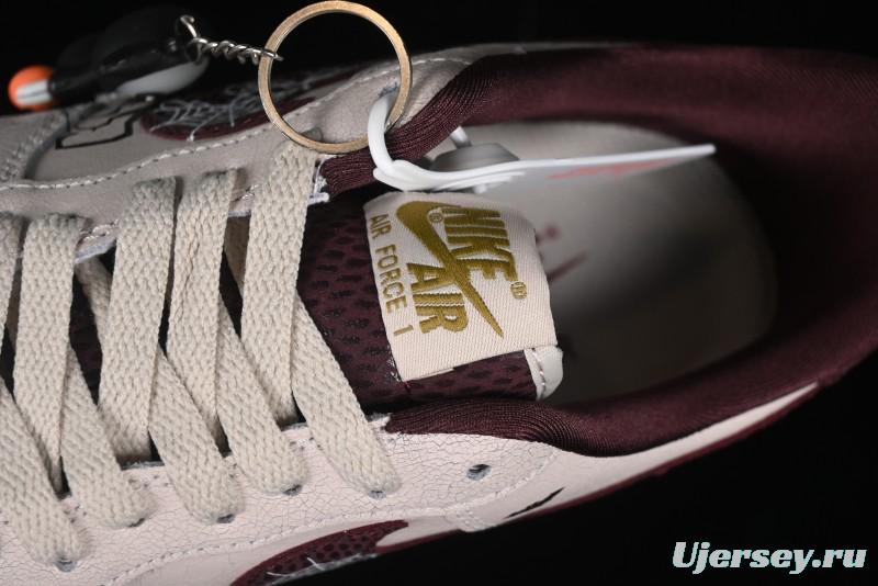 Nike Air Force 1'07 Low "Pumpkin Head" Halloween Themed Casual Sneakers - XL2321-888