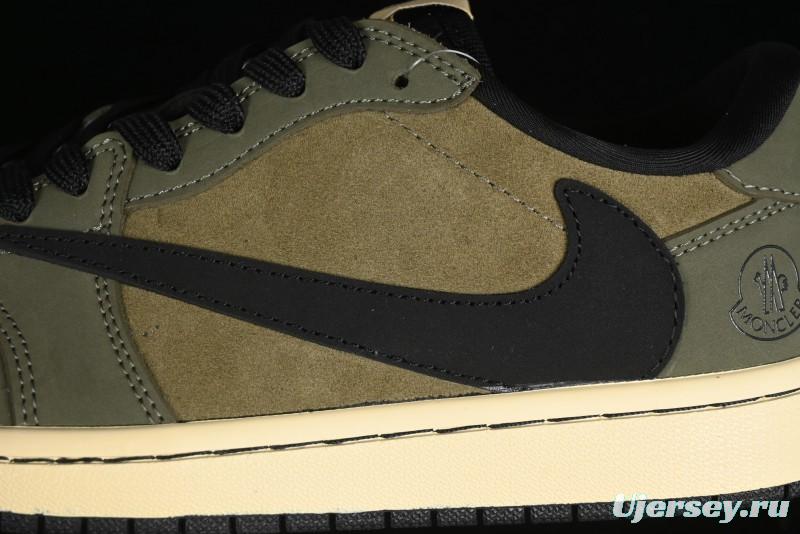 Nike Travis Scott x Fragment Design x Air Jordan 1 Low OG SP AJ1 Sneakers - CH6336-007