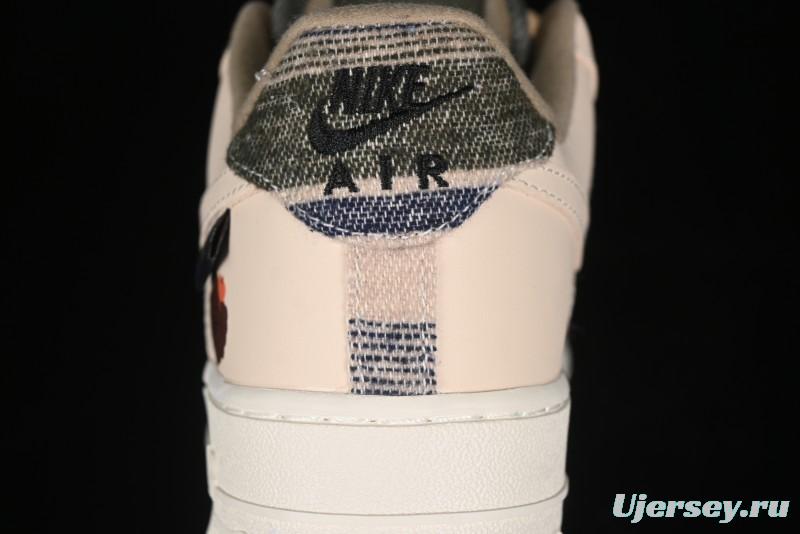 Nike Air Force 1 '07 Low Farting Bear Casual Sneakers - CW2289-230