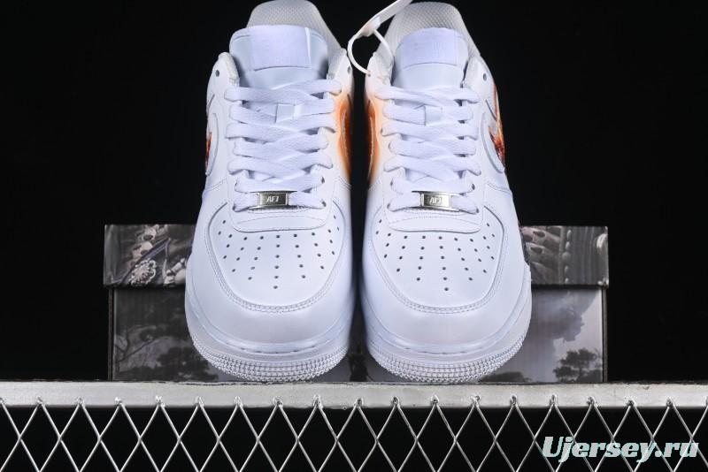 Nike Air Force 1 '07 Low Black Myth Wukong Themed Casual Sneakers - 315122-111