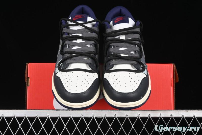 Nike Dunk Low Retro Block Street Dark Splatter Gothic Cross SB Low-top Casual Sneakers - FV8106-181