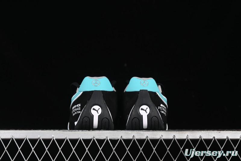 Puma Sparco Future Round Toe Lace-Up Leather Fabric Low-Top Lifestyle Casual Shoes - 308155-01