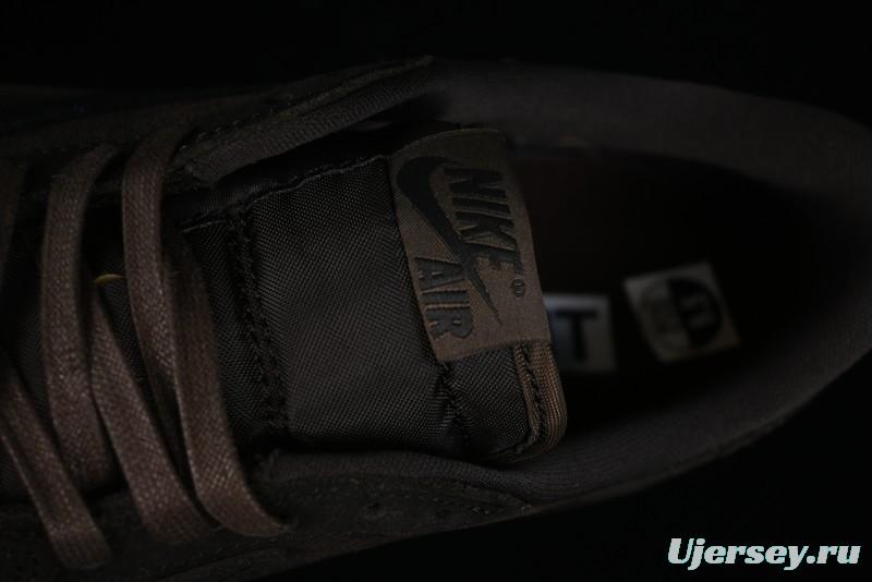 Nike Travis Scott x Air Jordan 1 Low OG AJ1 Collaboration Reverse Swoosh Sneakers - DM7866-202