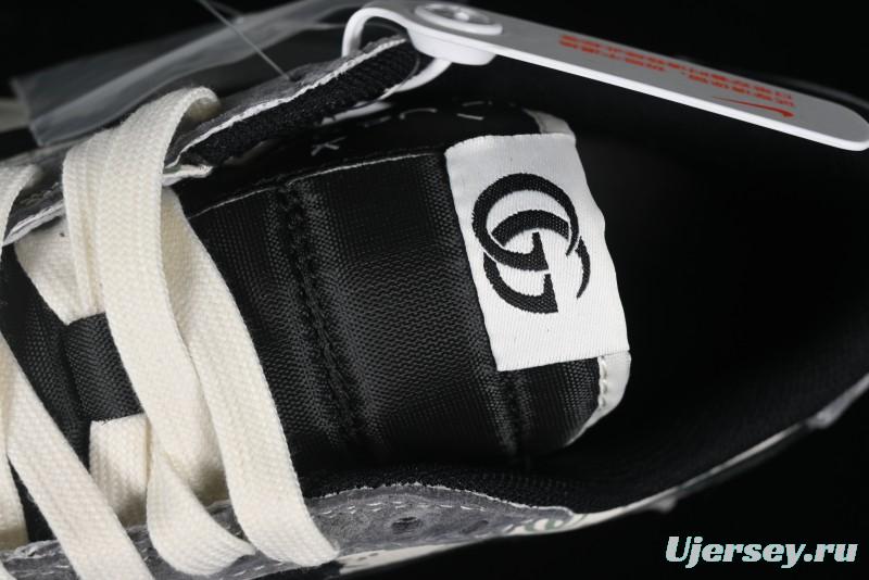 Nike Travis Scott x Fragment Design x Air Jordan 1 Low OG SP AJ1 Gucci Collaboration - Black Hook Dragonfly Low-top Casual Sneakers - SJ2068-137