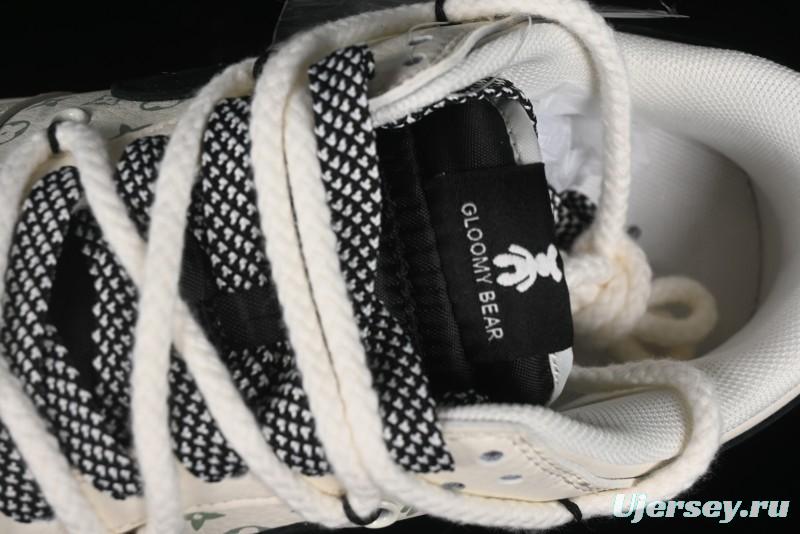 Nike SB Dunk Low Violent Bear Series - Lace-Up Beige with Black Swoosh Anniversary High-End Custom Low-Top Casual Sneakers - SJ2068-291