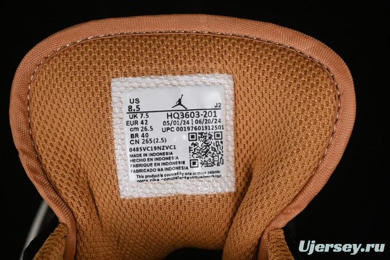 Nike Air Jordan 1 Low Flax/Baroque Brown Casual Basketball Shoes - HQ3603-201