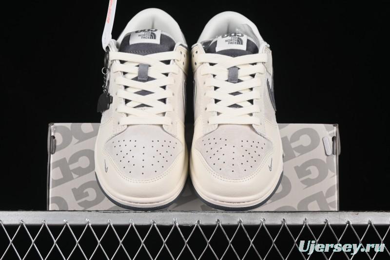 Nike SB Dunk Low The North Face Collaboration - Anniversary High-End Customized Low-Top Casual Skate Shoes - DQ1098-513