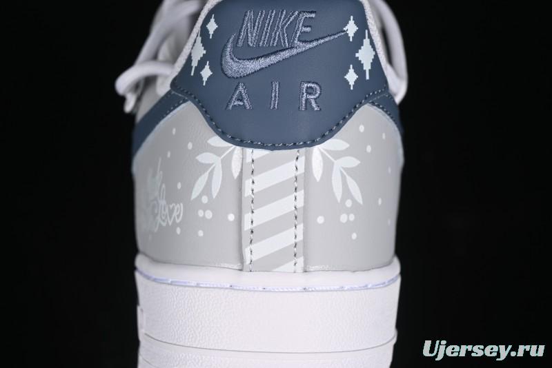Nike Air Force 1 '07 Low Frozen Custom Paint Low-Top Casual Sneakers - ZH0316-035