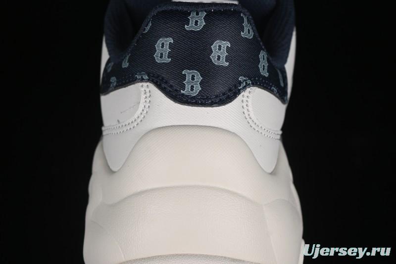 New York Yankees MLB Bigball Chunky Denim Monogram Platform Sneakers - 3ASHBDM4N43NYS