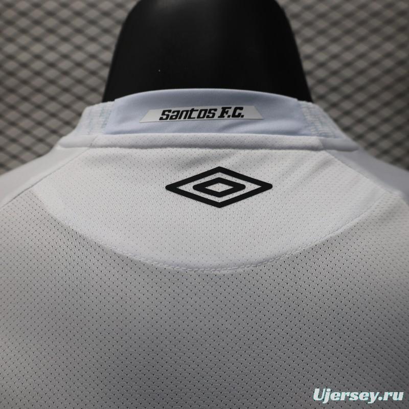 Player Version 25/26 Santos Home Jersey Without Sponsors