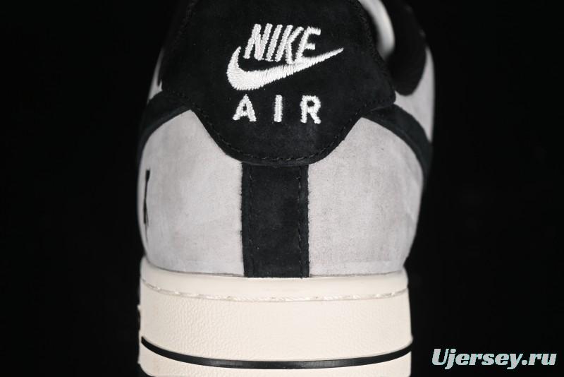 Nike Air Force 1 '07 Low Violent Bear Collaboration - Grey Black Print Low-Top Casual Sneakers - SJ9188-002