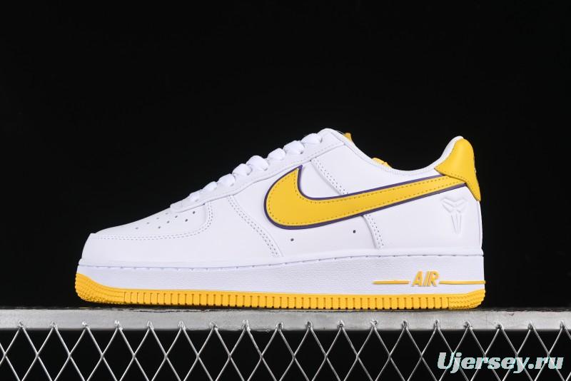 Nike Air Force 1 '07 Low Kobe Full-Grain Leather Casual Sneakers with Full-Length Air Cushion - FZ1151-100