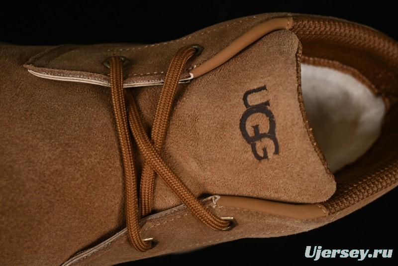 UGG Burleigh Chukka Comfortable Flat Lace-Up Round Toe Fashion Casual Boots - 1151773